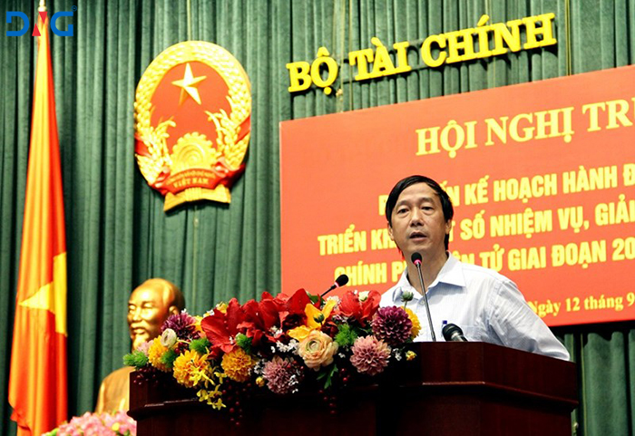 Ông Nguyễn Đại Trí - Cục trưởng Cục Tin học và Thống kê tài chính
